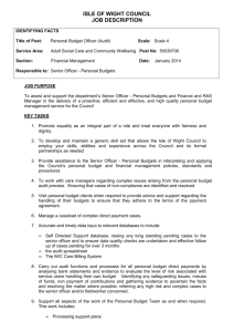 Job Description - Isle of Wight Council