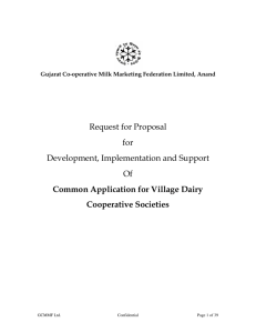 Request for Proposal for Development, Implementation and