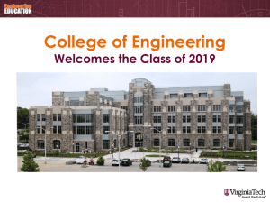 College of Engineering - Department of Engineering Education at