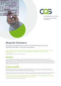 Shoprite Checkers - CQS Technology Holdings