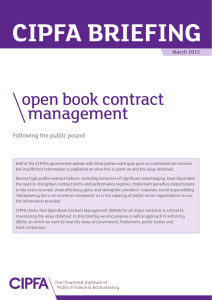 open book contract management