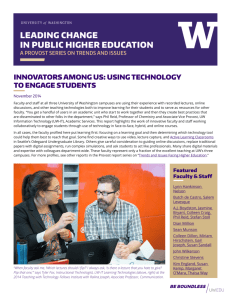 Innovators Among Us: Using Technology to Engage Students
