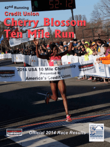 2014 Results Book - Credit Union Cherry Blossom