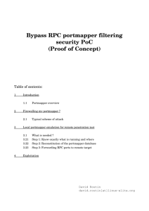 Bypass RPC portmapper filtering security PoC (Proof of Concept)