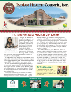 IhC Receives new “nARCh VII” Grants Gifts Galore!