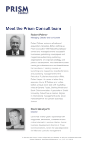 Meet the Prism Consult team