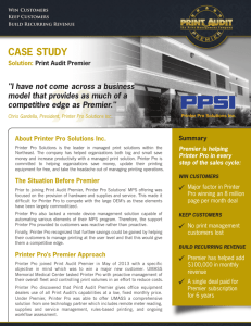 Premier Case Study with Printer Pro Solutions