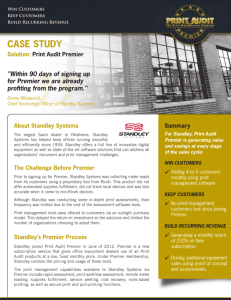 Premier Case Study with Standley Systems