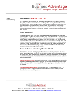 Telemarketing - What Can It Offer You?