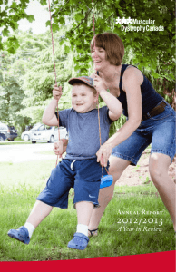 Annual Report 2012-2013 - Muscular Dystrophy Canada