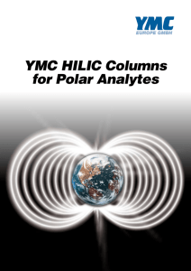 YMC HILIC Columns for Polar Analytes