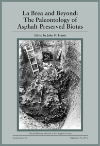 SS 42, La Brea and Beyond: The Paleontology of Asphalt