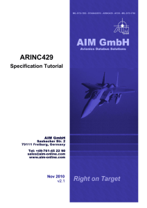 ARINC 429 Tutorial - AIM