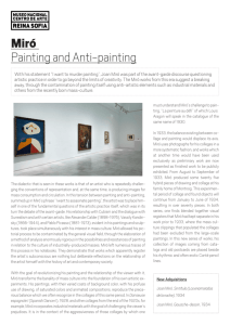 Miró Painting and Anti-painting - Museo Nacional Centro de Arte