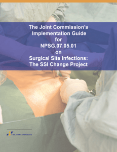 The Joint Commission's Implementation Guide for NPSG.07.05.01