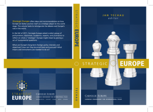 Strategic Europe - Carnegie Endowment for International Peace