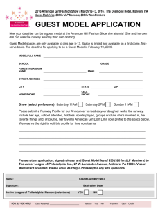 guest model application - Junior League of Philadelphia