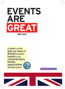 EVENTS ARE GREAT BRITAIN - BVEP - Business Visits and Events