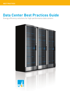 Data Center Best Practices Guide - Pacific Gas and Electric Company