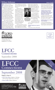Connections - Lord Fairfax Community College