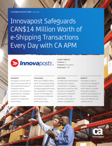 Innovapost Safeguards CAN$14 Million Worth of