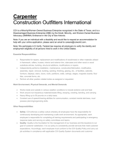 Carpenter Construction Outfitters International