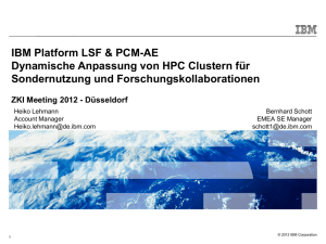 Platform LSF PCM-AE
