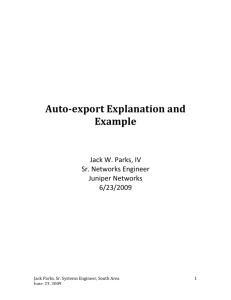 auto-export explanation and example - J-Net Community