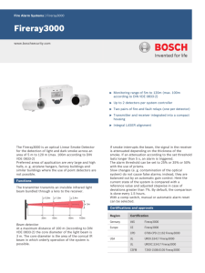 Fireray3000 - Bosch Security Systems