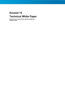 Exceed 14 Technical White Paper
