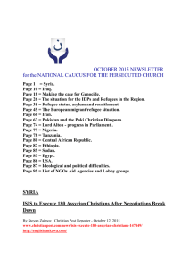 October 2015 National Caucus newsletter
