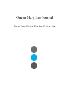 Queen Mary Law Journal