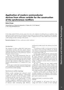 Electronics and Informational Technologies Application of modern