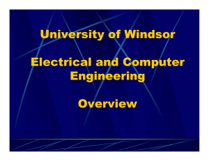 Electrical and Computer Engineering Lecture