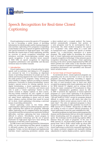 Speech Recognition for Real