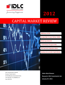 Capital Market Review 2012