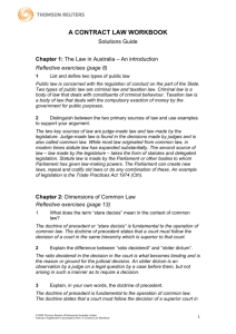 a contract law workbook