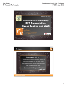 CVA Computation, Stress Testing and WWR