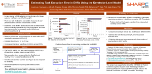 Estimating Task Execution Time in EHRs Using the Keystroke