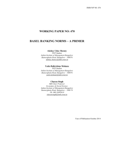 Working Paper No : 470 - Indian Institute of Management Bangalore