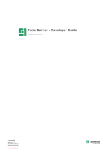 Form Builder - Developer Guide