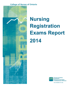 Nursing Registration Exams Report 2014