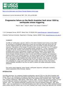 Progressive failure on the North Anatolian fault since 1939 by