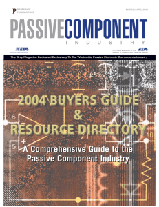 Mar/Apr 2004 - Passive Component Industry Magazine