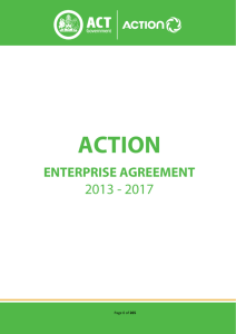 ACTION Enterprise Agreement 2013-2017