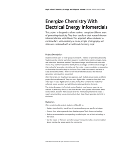 Energize Chemistry With Electrical Energy Infomercials