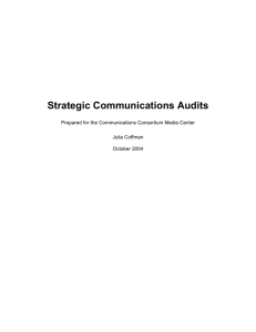 Strategic Communications Audits