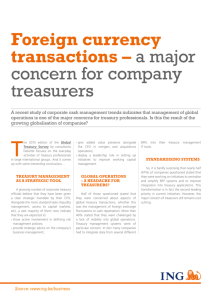 Foreign currency transactions – a major concern for company