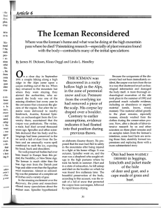 The Iceman Reconsidered