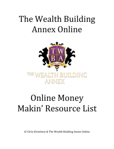 Online Money Makin List